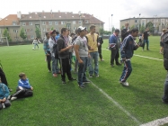 Fotbalový zápas v Kobylisích 2013