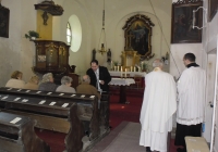 Žehnání kostela Lenešice