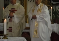 Žehnání kostela Lenešice
