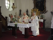 Požehnání kostela Lenešice 21. 4. 2013