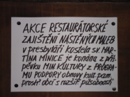 Restaurování nástěnných fresek v kostele Minice