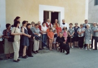 Svěcení kaple - Mradice 2002