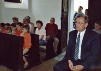 Svěcení kaple - Mradice 2002