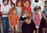 Svěcení kaple - Mradice 2002