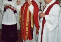 Svěcení kaple - Mradice 2002