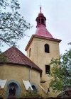 Dokončení opravy kostel Břvany 2004