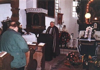 Pohřeb kostelníka J.Košťála ze Břvan