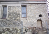 Nová kopule na věži kostela Lenešice 2018