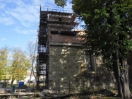 oprava veze kostela Lenesice 2017
