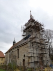 STAV OPRAVY VĚŽE KOSTELA LENEŠICE 2020